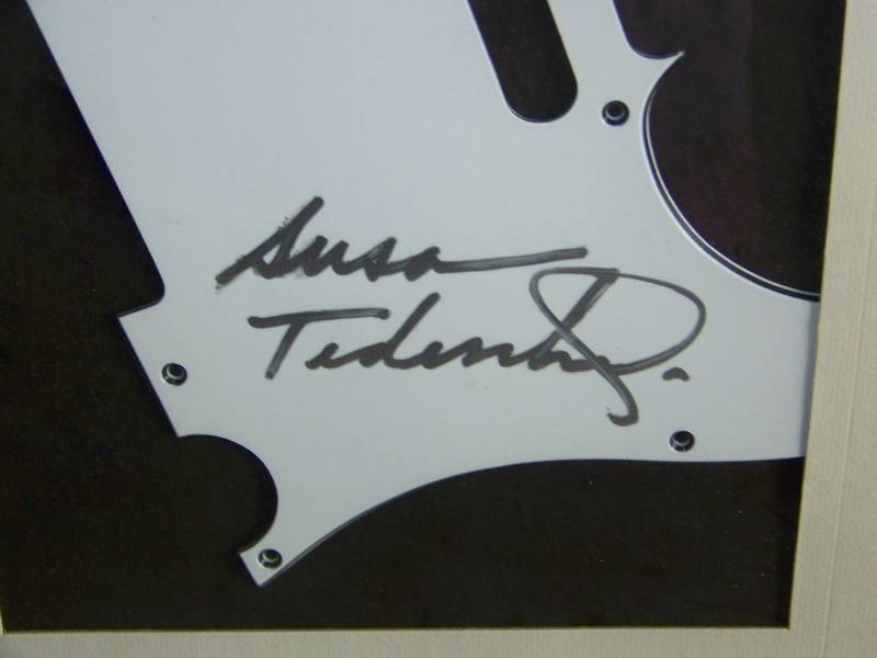 Framed, Signed Pick Guard from Susan Tedeschi