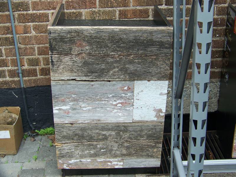 (3) Display Tables  Sales Displays with Repurposed Barnwood and Music Decal  Sticker sides