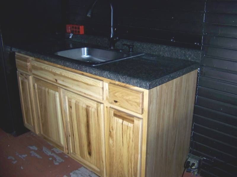 Sink, Counter Top and Cabinet