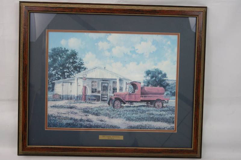 Framed Signed Print- Hill Country Afternoon