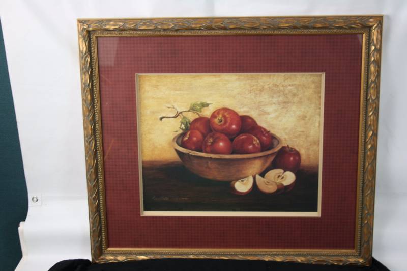 Nicely framed Still Life- Apples