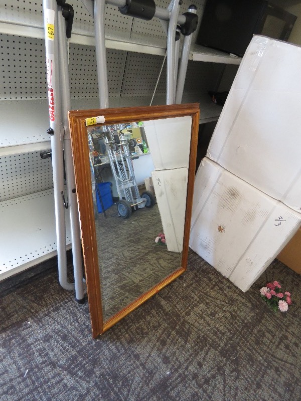 Large hanging mirror