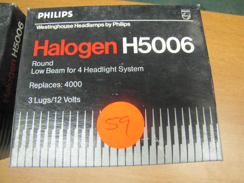 Set of Low Beam Round Headlights
