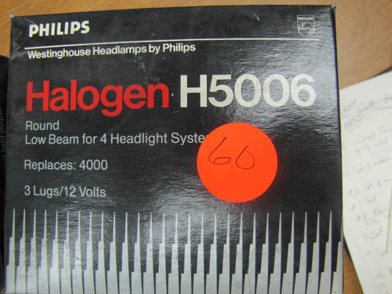 Set of Low Beam Round Headlights
