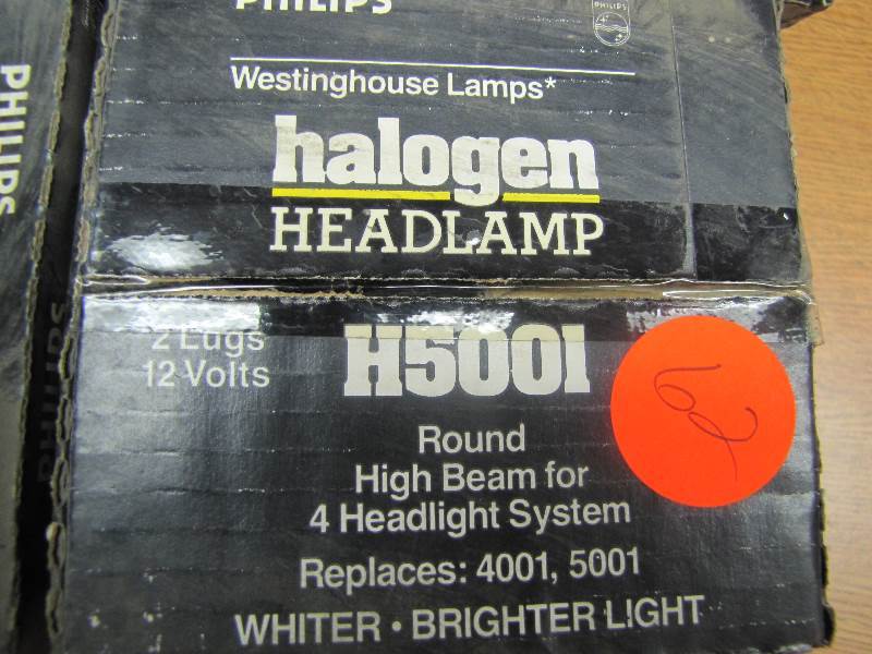 Set of High Beam Round Headlights