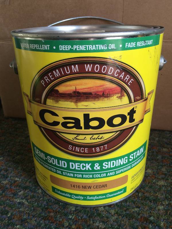Cabot Siding Stain