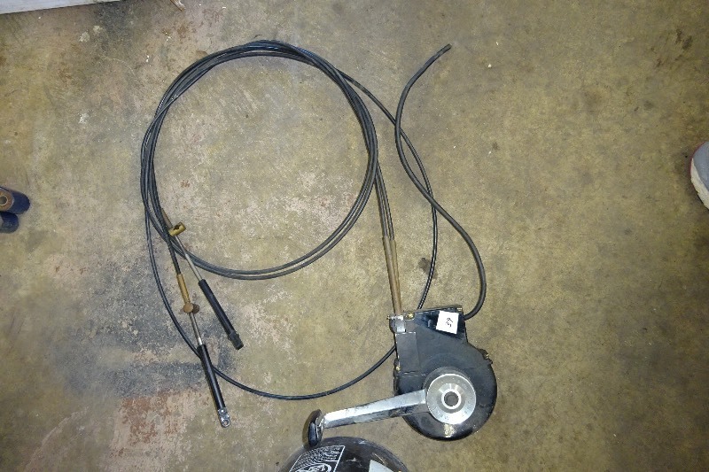 lot 39 image: Boat throttle cable