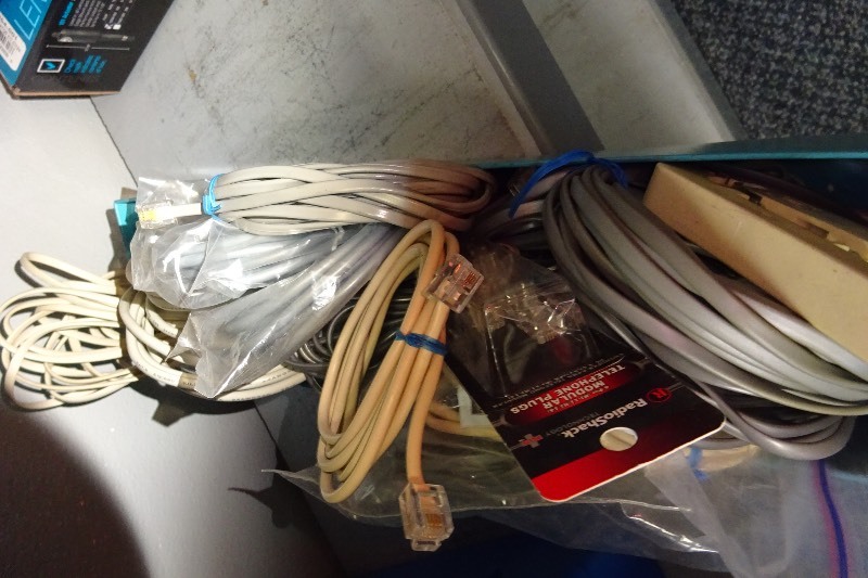 lot 83 image: Bin od phone wire