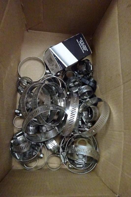 lot 88 image: Misc. hose clamps