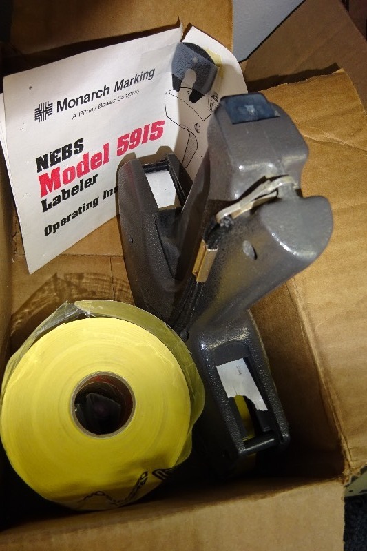 lot 100 image: Nebs model 5915 labeler