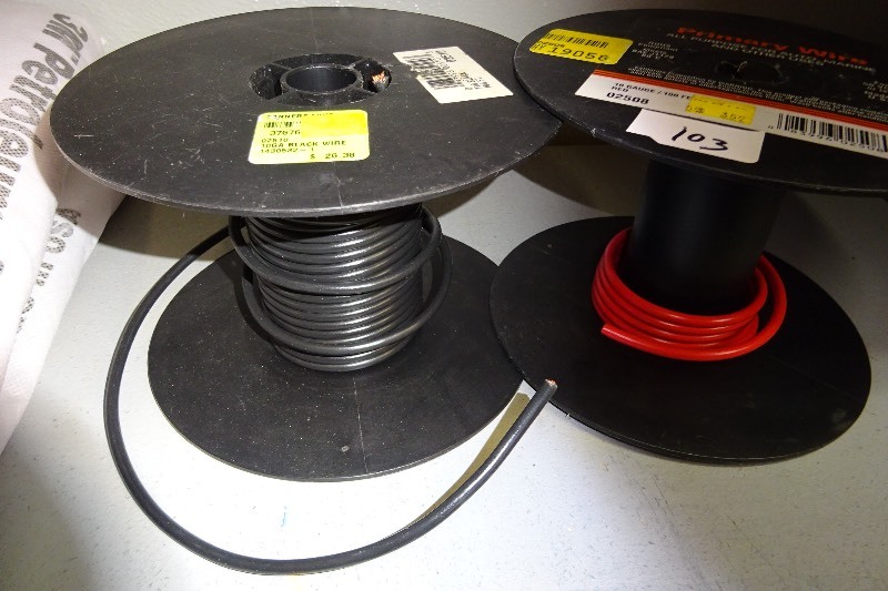 lot 103 image: 2 Spools od 10 Gauge wire