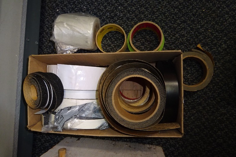 lot 107 image: Misc. masking tape