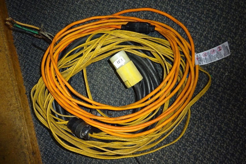 lot 153 image: Extension cord and 30 amp cord