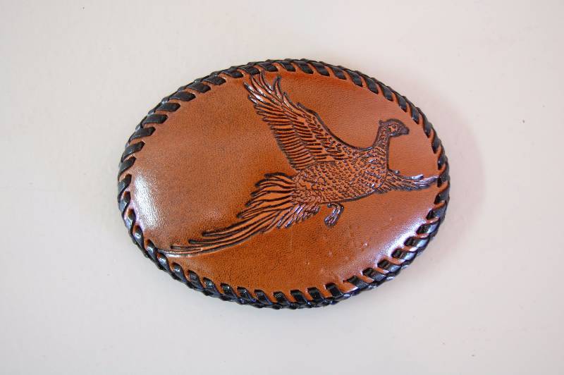 lot 89 image: Leather Belt Buckle