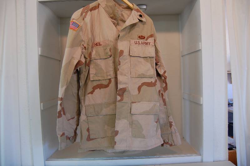 lot 111 image: Camo Army Style Jacket