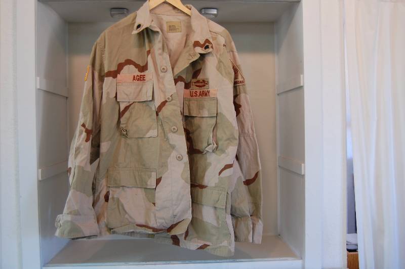 lot 112 image: Camo Army Style Jacket