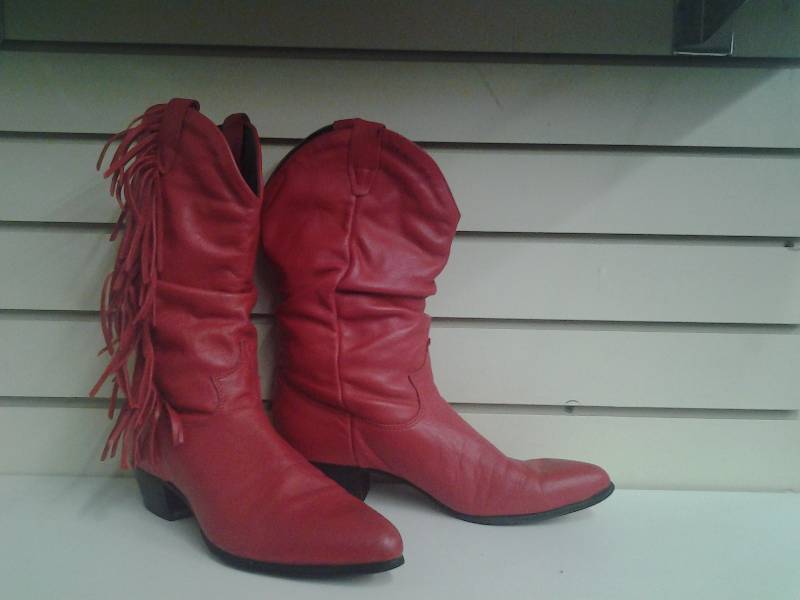 Ladies Leather Western Cowgirl Boots