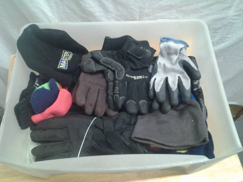 Lot Of Hats & Gloves For The Whole Family