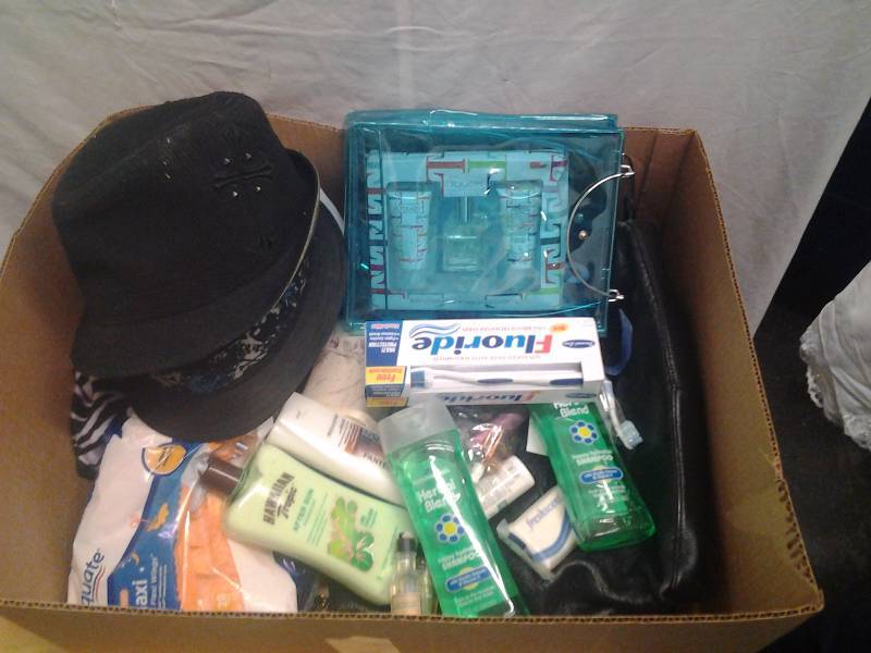 Box Lot Of New Toiletry Products