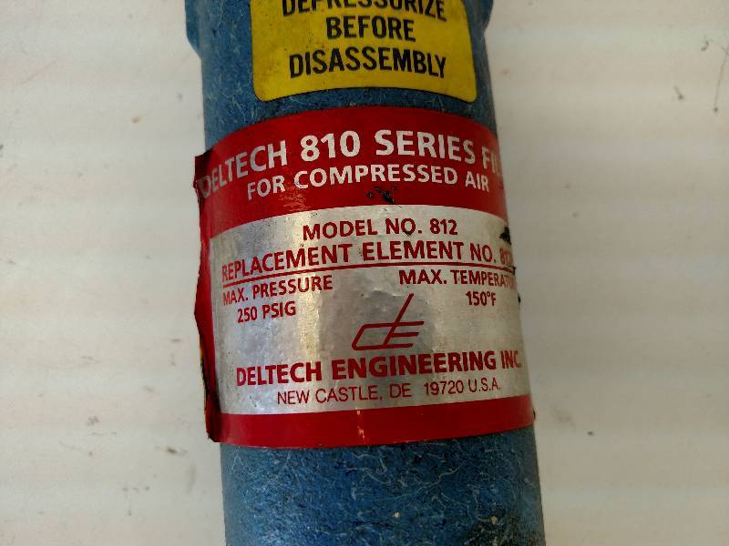 lot 59 image: Deltech 812 Air Line Filter...