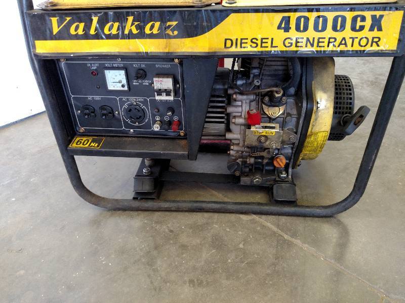 lot 9 image: Valakaz 4000CX Diesel Generator, 40...