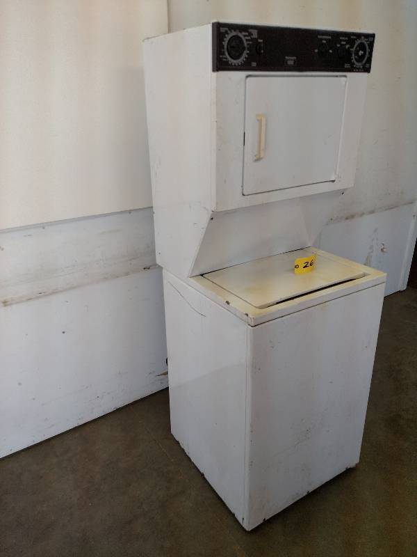 lot 26 image: Kenmore Stack WasherElectric Dryer...