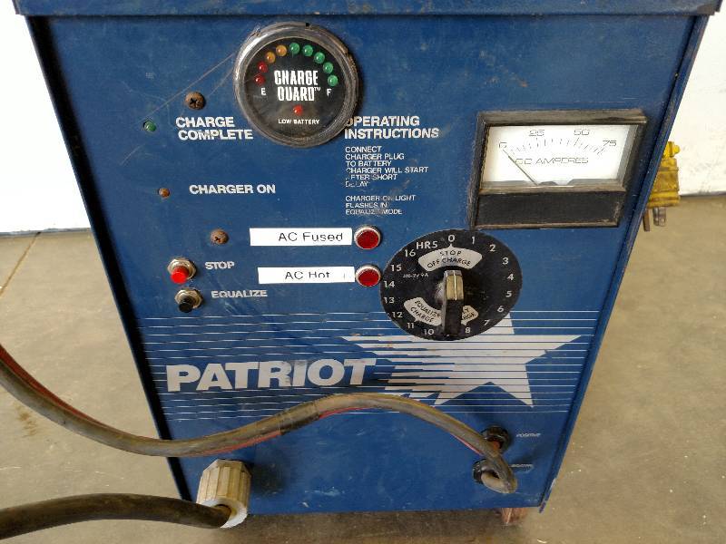 lot 22 image: Patriot PAC2425 48 Volt Industrial ...