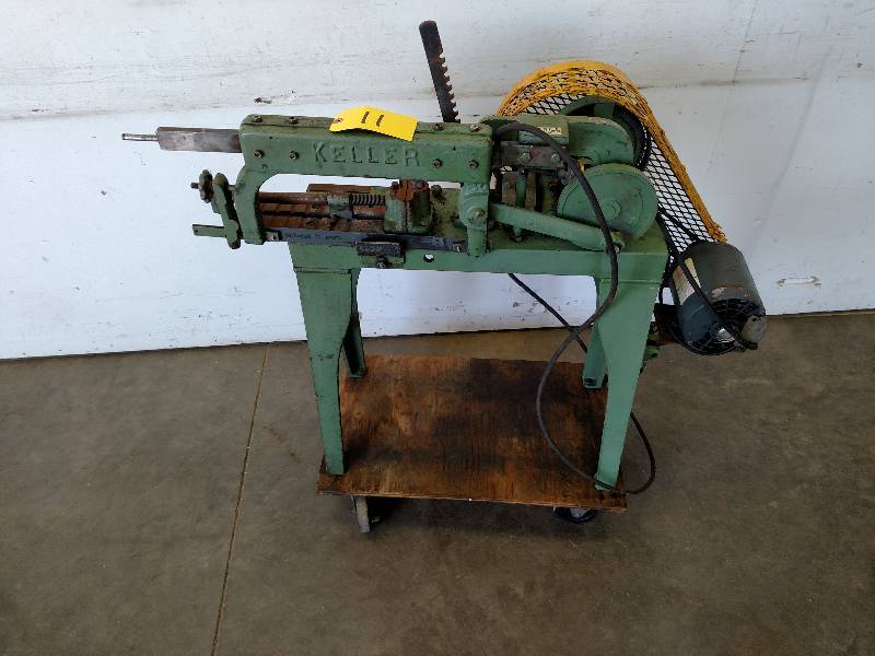lot 11 image: Keller Power Hacksaw, Cart Base, Wo...