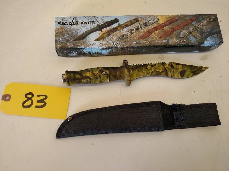 lot 83 image: Survivor HK-731CA Hunting Knife...