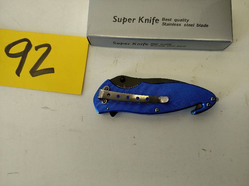 lot 92 image: Super Knife YC-565PD Lock Blade Res...