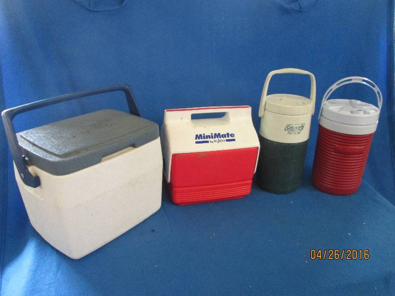 Small coolers. Two drink coolers an...