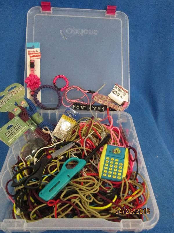 Craft kit includes plastic tote wit...