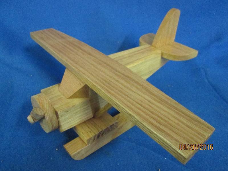 Handmade oak wooden model of a floa...