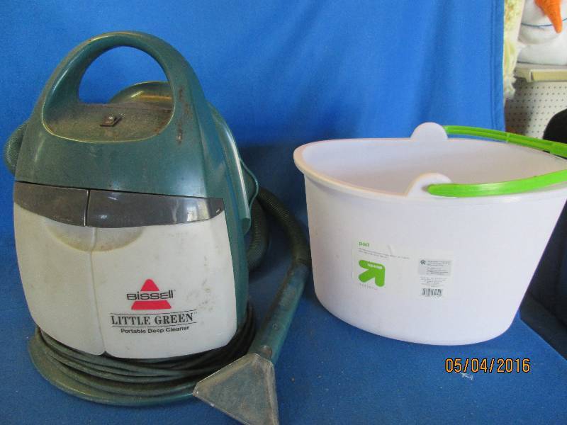 Bissell Little Green vacuum and a b...