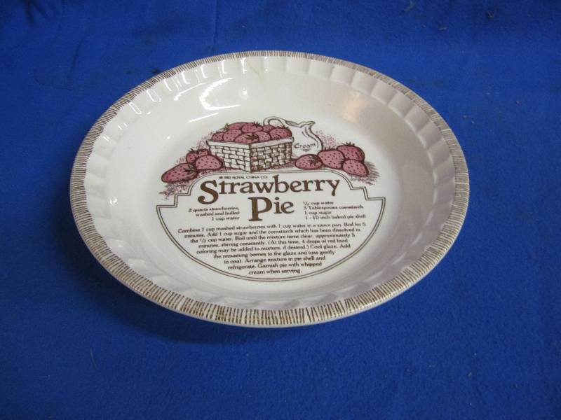 Country Harvest serving bowl, pie b...