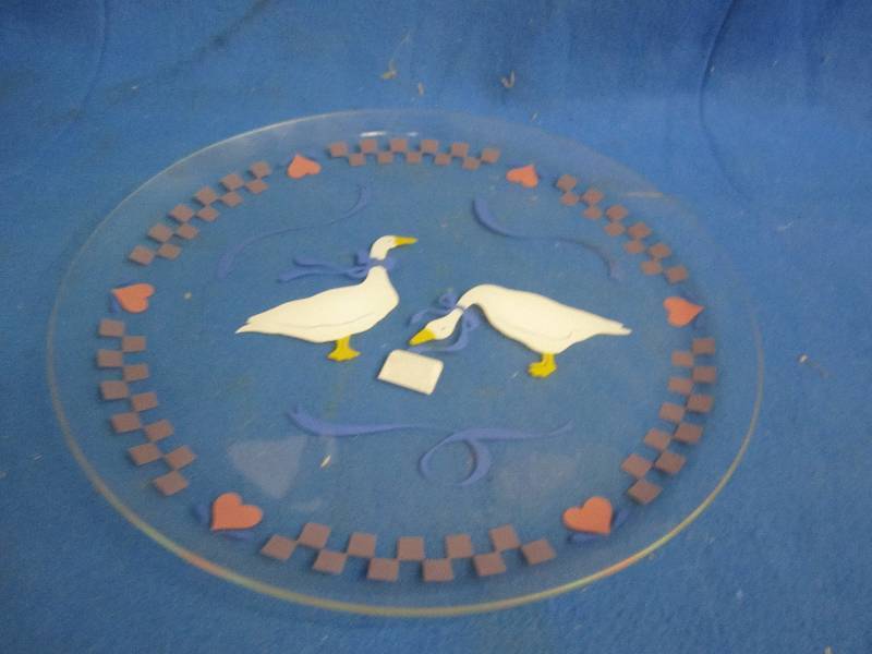 Goose serving plate...