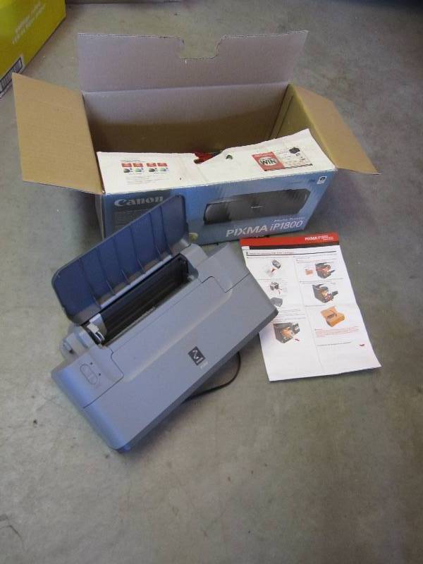Canon Pixma iP1800 printer...