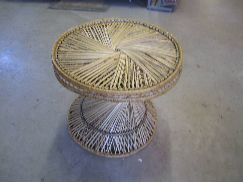 Wicker table...