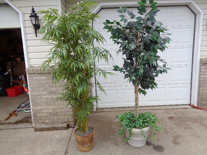 lot 24 image: 2 Artificial Trees. One from Pier One.