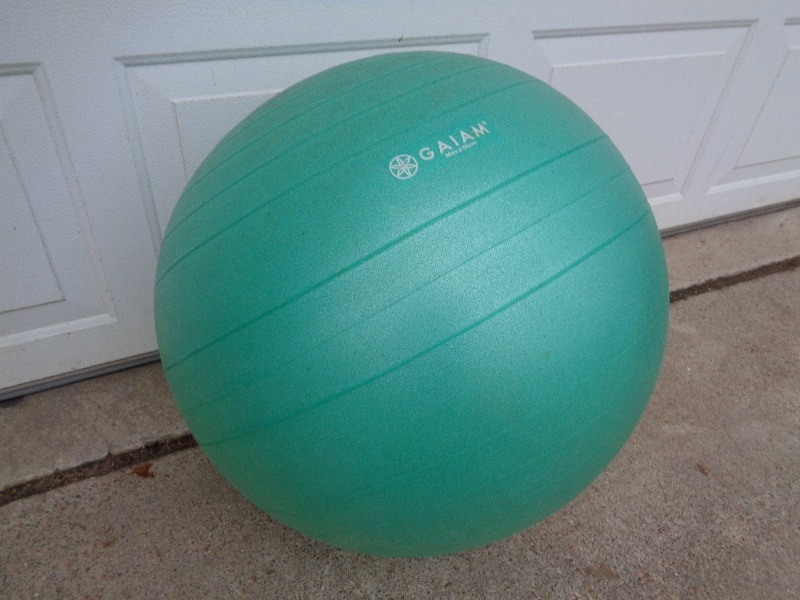 lot 42 image: Gaiam Exercise  Yoga Ball