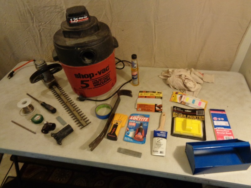 lot 87 image: Hedge Trimmer, Shop Vac, and More