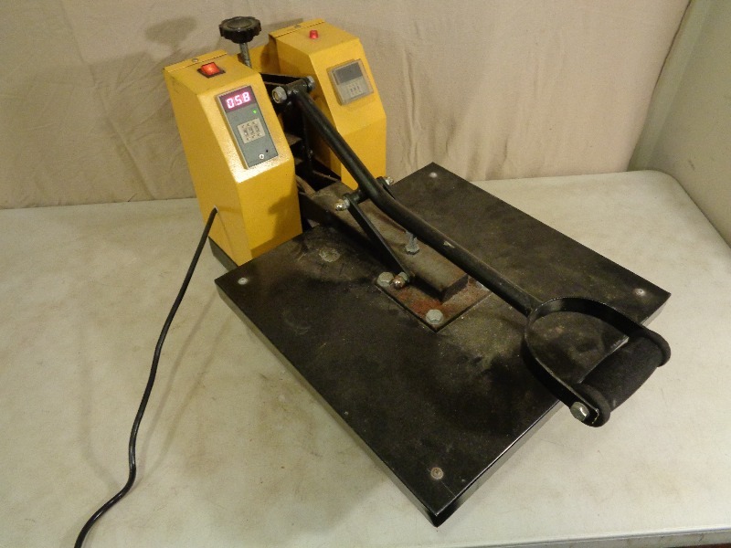 lot 8 image: Digital T Shirt Heat Transfer Press