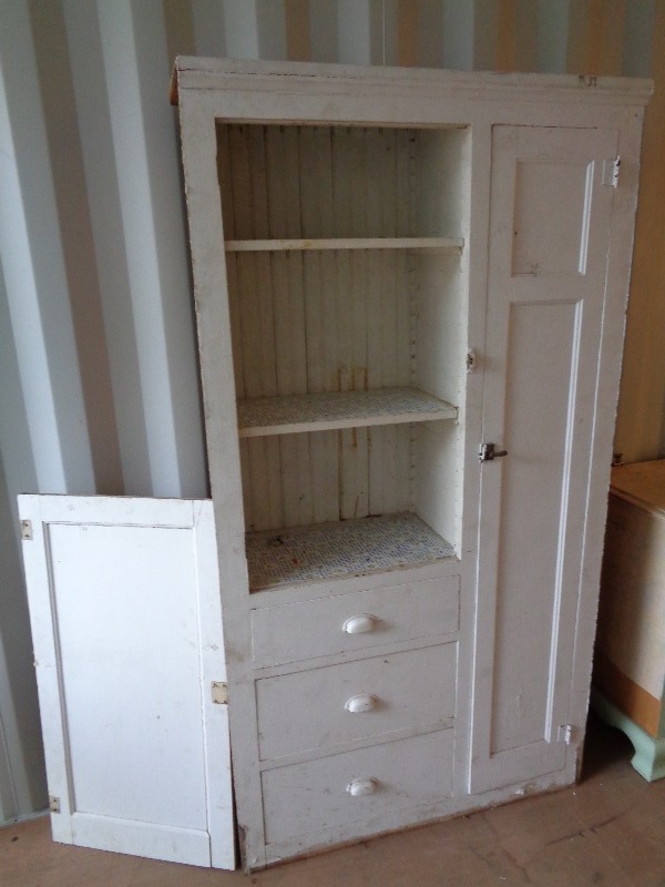 lot 50A image: Large Pantry Cabinet