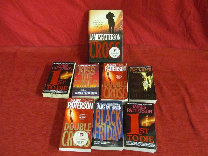 lot 27 image: James Patterson books