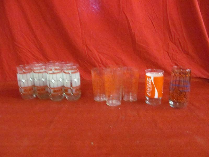 lot 131 image: Coca Cola glasses