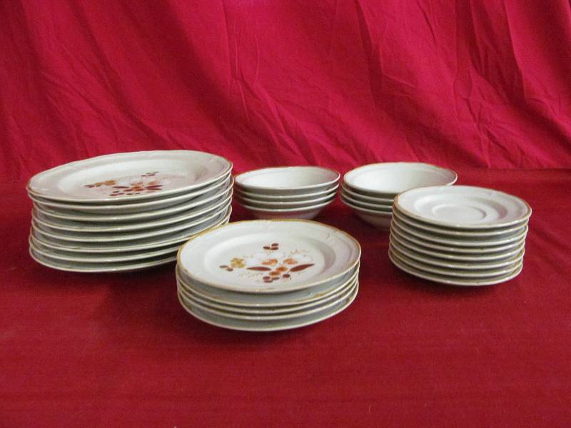 lot 136 image: stoneware dishes