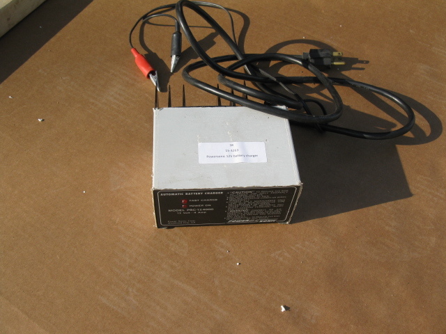 lot 38 image: Powersonic 12V battery charger