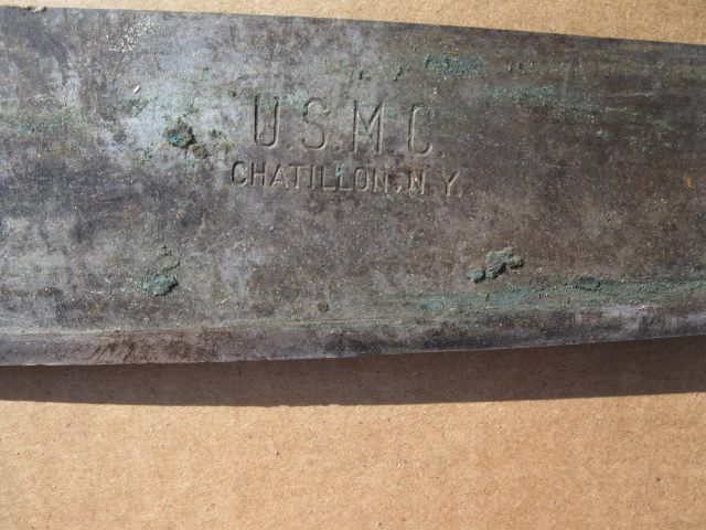 lot 48 image: USMC machete