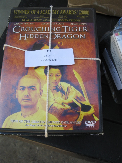 lot 173 image: 4 DVD movies