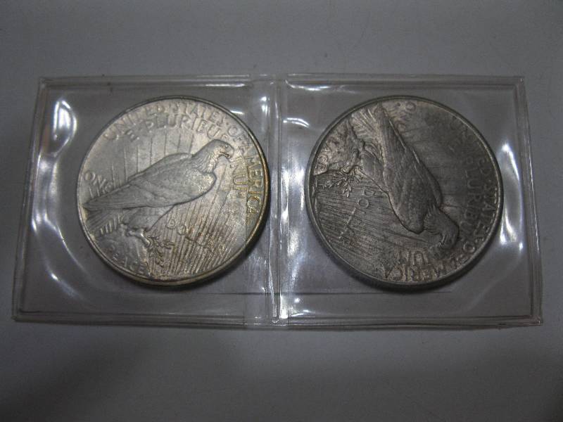 lot 246 image: 1923 & 1926 US Silver dollars